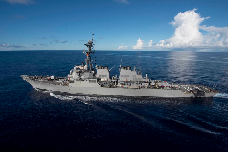 The USS John McCain in a file photo from June 2017 (U.S. Navy photo by Mass Communication Specialist 2nd Class Kyle Carlstrom/Released)